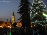 P1300424: Foto, video: V Čáslavi v pondělí slavnostně rozsvítili vánoční stromek