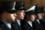5G6H3550: Foto: Noví policisté začali profesionální kariéru v refektáři galerie GASK slibem