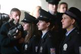 5G6H3557: Foto: Noví policisté začali profesionální kariéru v refektáři galerie GASK slibem