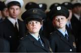 5G6H3639: Foto: Noví policisté začali profesionální kariéru v refektáři galerie GASK slibem
