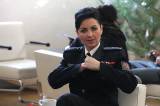 5G6H3674: Foto: Noví policisté začali profesionální kariéru v refektáři galerie GASK slibem