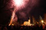 5G6H0259: Foto: Novoroční ohňostroj Kutná Hora letos přesunula na Havlíčkovo náměstí