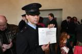5G6H7951: Foto: Další policisté složili služební slib v refektáři kutnohorské galerie GASK