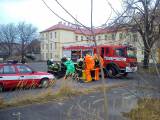 6: Foto, video: Policii a hasiče zaměstnává nález nebezpečných chemických látek v Čáslavi