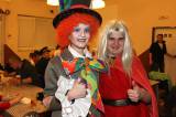 5G6H9422: Foto: Králem karnevalu ve Zbraslavicích zvolili šaška ve vysoké čepici