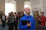 DSC_0018: Úterní vernisáží byla zahájena výstava obrazů Pavla Vašíčka ve Výstavní síni v Čáslavi