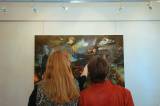 DSC_0025: Úterní vernisáží byla zahájena výstava obrazů Pavla Vašíčka ve Výstavní síni v Čáslavi