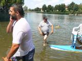 P1330081: Foto, video: Hladinu Podmětského rybníku čeřila po domácku vyrobená plavidla