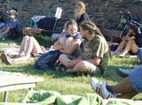 P1330215: Foto: Folkovou muziku si v sobotu vychutnali v prostorách hradu Lichnice