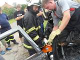 SDC12317: Foto: Ve schořovském loučení s prázdninami ukázali svou práci i hasiči