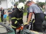 SDC12320: Foto: Ve schořovském loučení s prázdninami ukázali svou práci i hasiči