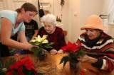 5G6H8293: Na vánoční atmosféře se podíleli i sami klienti Alzheimercentra Filipov