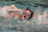 5G6H9253: Foto: Děti skotačily v kutnohorském bazénu na raftu, plavaly i závod