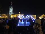 DSCN0378: Foto: Ohňostroj na Nový rok ozářil i náměstí Jana Žižky z Trocnova v Čáslavi