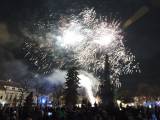 DSCN0403: Foto: Ohňostroj na Nový rok ozářil i náměstí Jana Žižky z Trocnova v Čáslavi