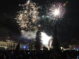DSCN0404: Foto: Ohňostroj na Nový rok ozářil i náměstí Jana Žižky z Trocnova v Čáslavi