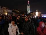 DSCN0407: Foto: Ohňostroj na Nový rok ozářil i náměstí Jana Žižky z Trocnova v Čáslavi