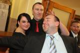 5G6H5096: Foto: Hasiči z Křesetic na plese tužili vztahy se svými kolegy z Německa