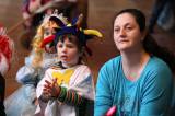 5G6H8211: Foto: S dětmi na karnevale v sokolovně si pohráli také František se Silvou