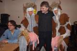 DSC_0456: Foto: Nejlepší maskou masopustní zábavy v Hostovlicích se staly „veselé kravičky“