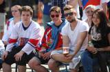 5G6H3853: Foto: Čáslaváci fandili českým hokejistům v semifinále mistrovství světa na náměstí