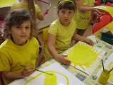 IMG_5245: Děti z Mateřské školky Bílé Podolí si zahrály na malíře a malířky!