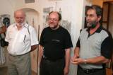 IMG_3656: prof. Česlaw Fiolek, Piotr Stachurski, Ivo Šalátek - Polští studenti své práce vystavují v kutnohorské Galerii Zubov