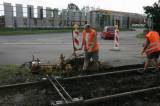 img_7772: Řidiče potrápí v Čáslavi dopravní omezení, opravují se železniční přejezdy!
