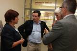 IMG_9646: Hejtman David Rath navštívil před startem akce „kulový blesk“ nemocnice v Kolíně a Kutné Hoře