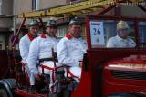 DSC_3490: Historičtí krasavci jednotek dobrovolných hasičů oslnili před Jezuitskou kolejí v Kutné Hoře