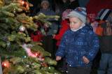 IMG_4407: V Chotusicích nastal "Vánoční čas", děti se těšily z rozsvícení stromečku