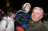 IMG_9921: Vánoční kamion dorazil na čáslavské náměstí, děti neodolaly fotce se Santou Clausem