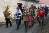 IMG_6648: Masopustní tradice na Kaňku zdárně obnovena, průvodu se účastnily stovky lidí
