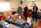 IMG_0611: V budově 1. ZŠ Kolín otevřeli novou učebnu informatiky, dodavatelem byla firma Libra Shop