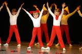 5G6H4773: Děti ze ZUŠ Čáslav tančily v Dusíkově divadle, další večer přichystaly na příští pátek
