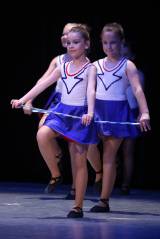5G6H4841: Děti ze ZUŠ Čáslav tančily v Dusíkově divadle, další večer přichystaly na příští pátek