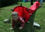IMG_2447: Děti se vyřádily při soutěžích a hrách na zahradě kláštera svaté Voršily