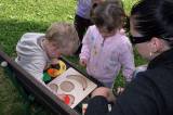 IMG_2494: Děti se vyřádily při soutěžích a hrách na zahradě kláštera svaté Voršily