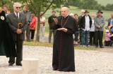 5G6H4714: Monument svatého Huberta U kaštánku ve Zbraslavicích vysvětil generální vikář Josef Socha