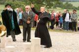5G6H4718: Monument svatého Huberta U kaštánku ve Zbraslavicích vysvětil generální vikář Josef Socha