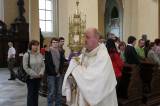 IMG_5905: Vzácná Sedlecká monstrance se slavnostně vrátila do katedrály Nanebevzetí Panny Marie