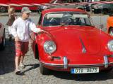 P7231394: Video, foto: Centrum Čáslavi se hemžilo vyblýskanými vozidly tovární značky Porsche
